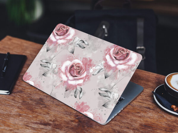 FLORAL Abstract Art laptop sticker