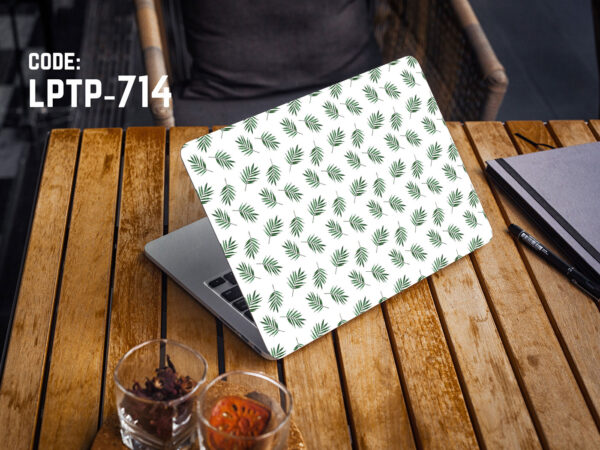 Small leaf Abstract Art Laptop Sticker