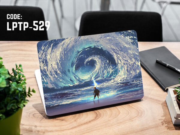 SEA VIEW ANIME LAPTOP STICKER