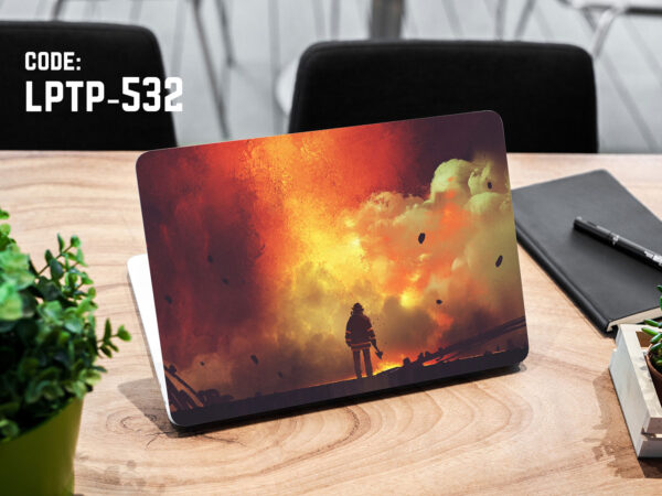 SUNSHINE VIEW ANIME LAPTOP STICKER